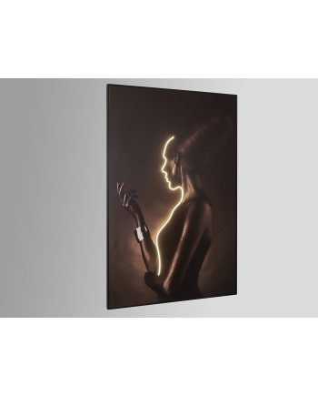 SILUETA-CUADRO LUZ LED 120X180